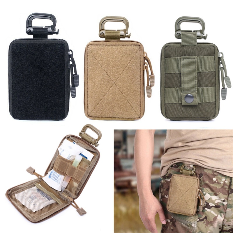 Edc Carry Pack - Tactical Wallet EDC Pouch Zipper Pack