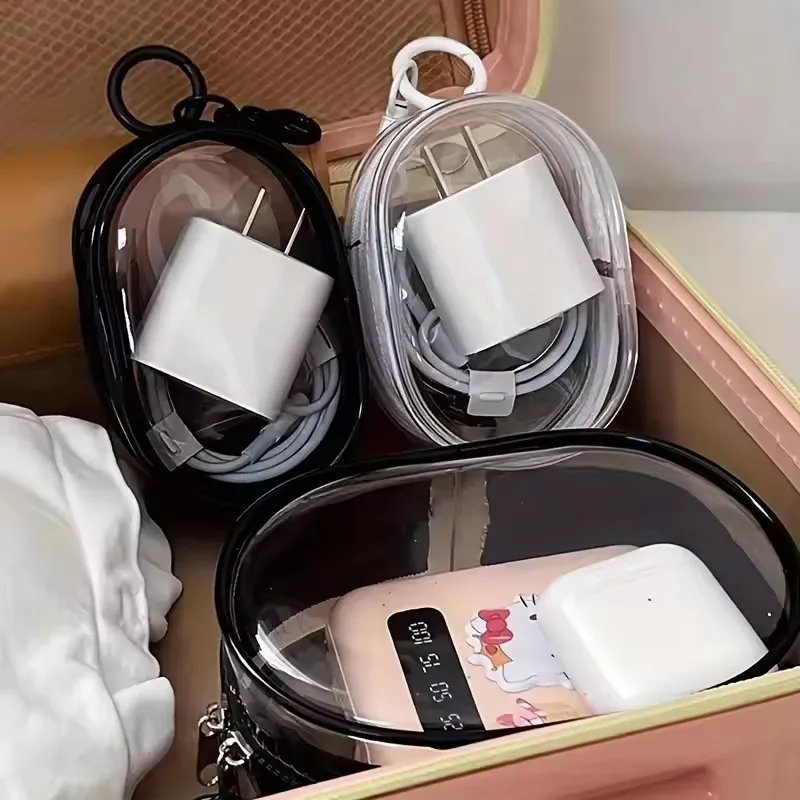 Portable Mini Transparent Stor – Cable Winder Keychain recenzja i cena