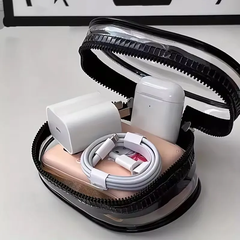 Portable Mini Transparent Stor – Cable Winder Keychain recenzja i cena