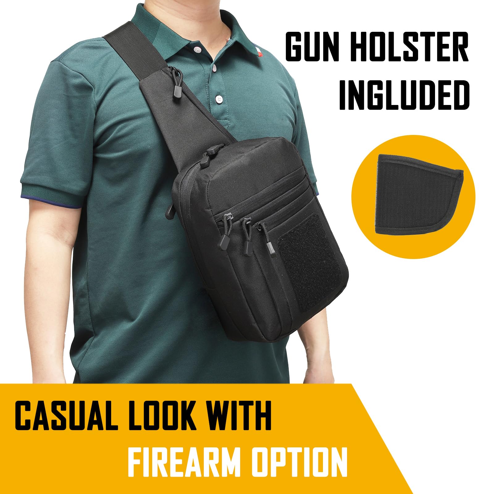 Concealed Carry Crossbody Bag  – Edc Carry Gun recenzja i cena