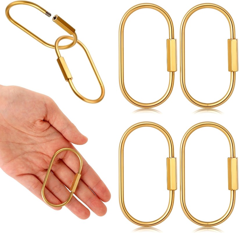 Solid Brass Screw Keychain D-S – Edc Car Carry recenzja i cena