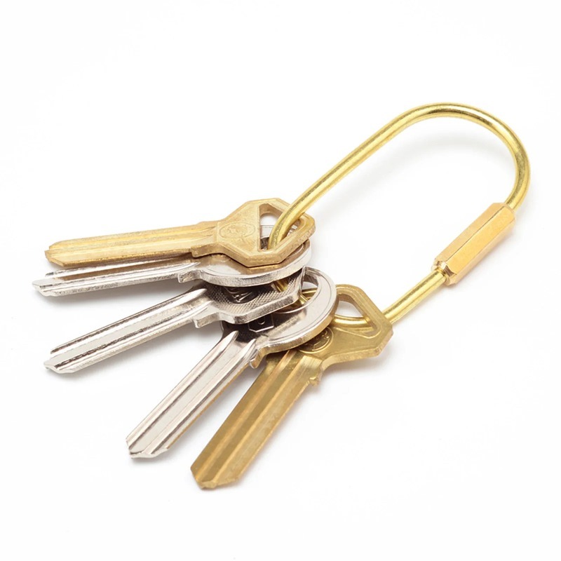 Solid Brass Screw Keychain D-S – Edc Car Carry recenzja i cena