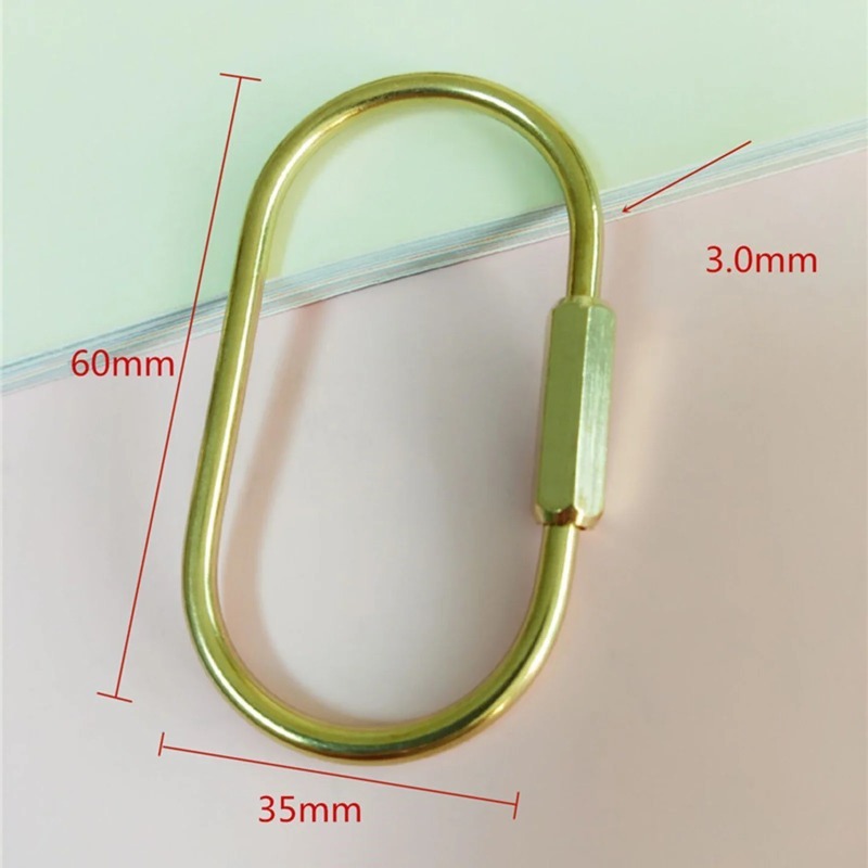Solid Brass Screw Keychain D-S – Edc Car Carry recenzja i cena