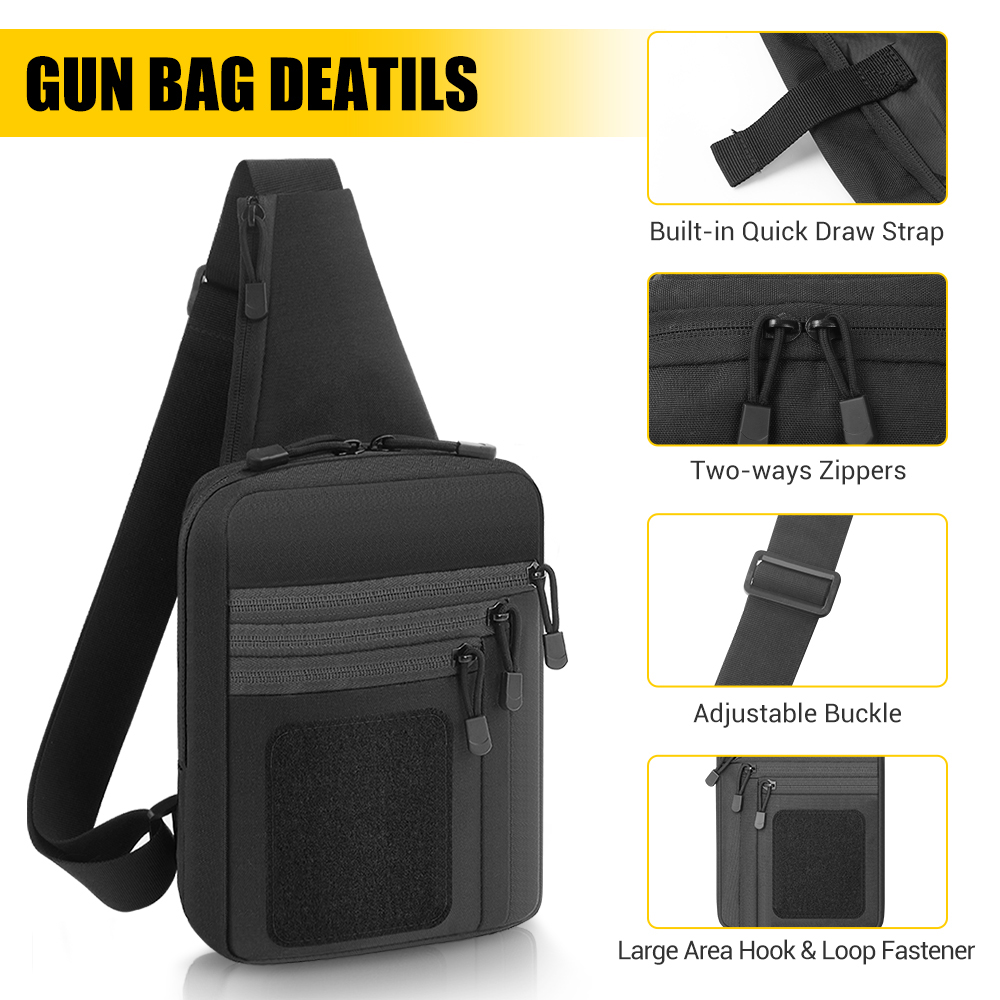 Tactical Pistol Gun Bag Concea – Edc Carry Bag For Pistol recenzja i cena