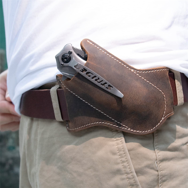 1PC Leather Knives Sheaths Fol – Edc Everyday Carry Knives recenzja i cena
