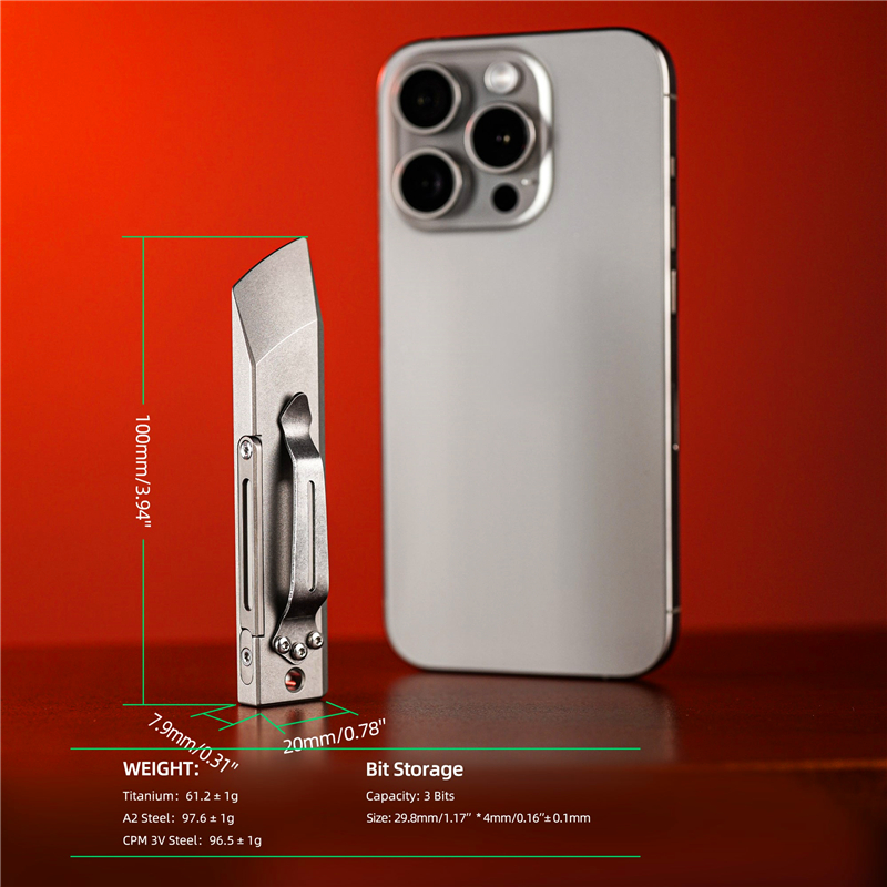 MecArmy RL4 EDC Pry Bar TC4 Ti – Multitool Credit Card recenzja i cena
