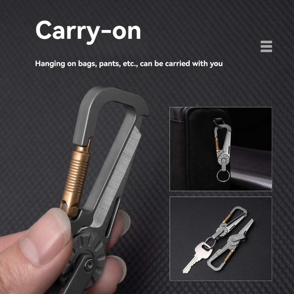 New Mini Titanium Alloy Keycha – Edc Car Carry recenzja i cena