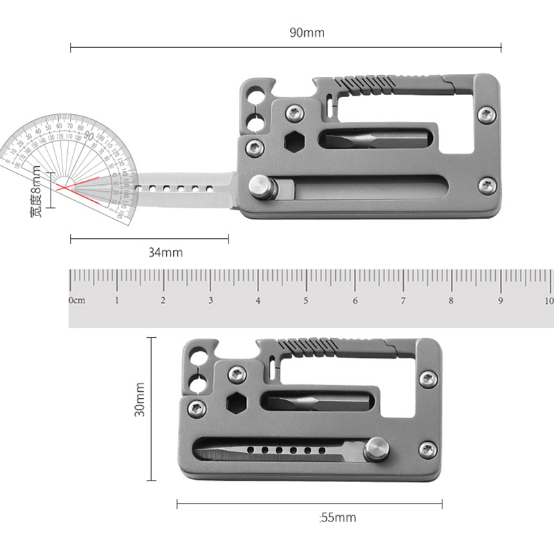 5 IN 1 Titanium Alloy Keychain – Multitool Credit Card recenzja i cena