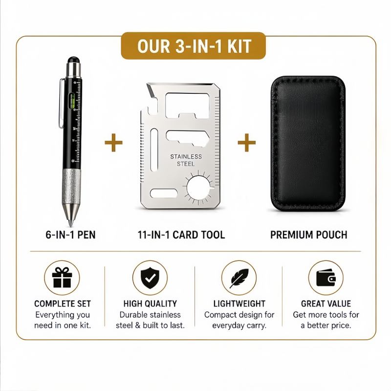 Men Gifts 6-in-1 Multitool Pen – Edc Carry For Men recenzja i cena