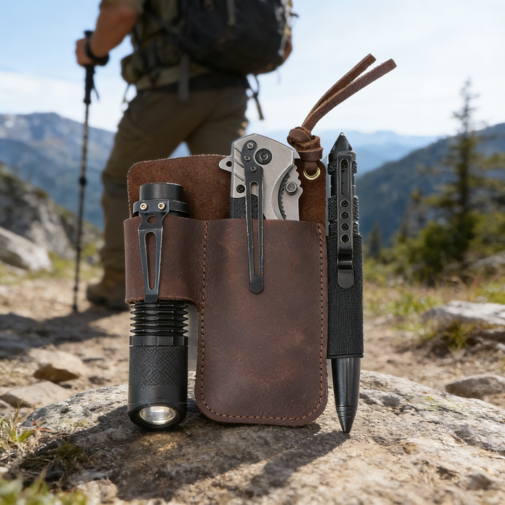 EDC Leather Flashlight Tool Ho – Edc Everyday Carry recenzja i cena