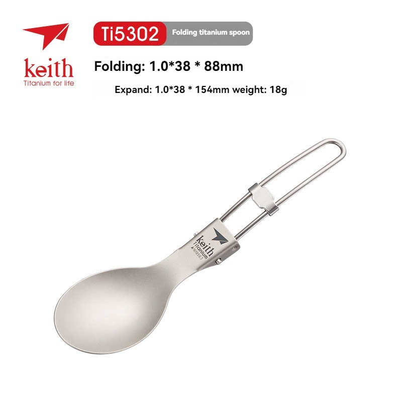 Keith Titanium Tableware Spoon – Edc Everyday Carry Knives recenzja i cena
