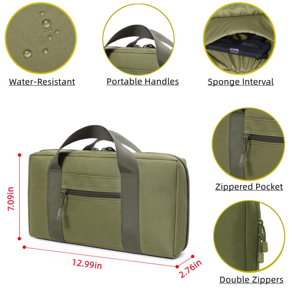 Tactical Pistol Range Bag Gun  – Edc Carry Bag For Pistol recenzja i cena