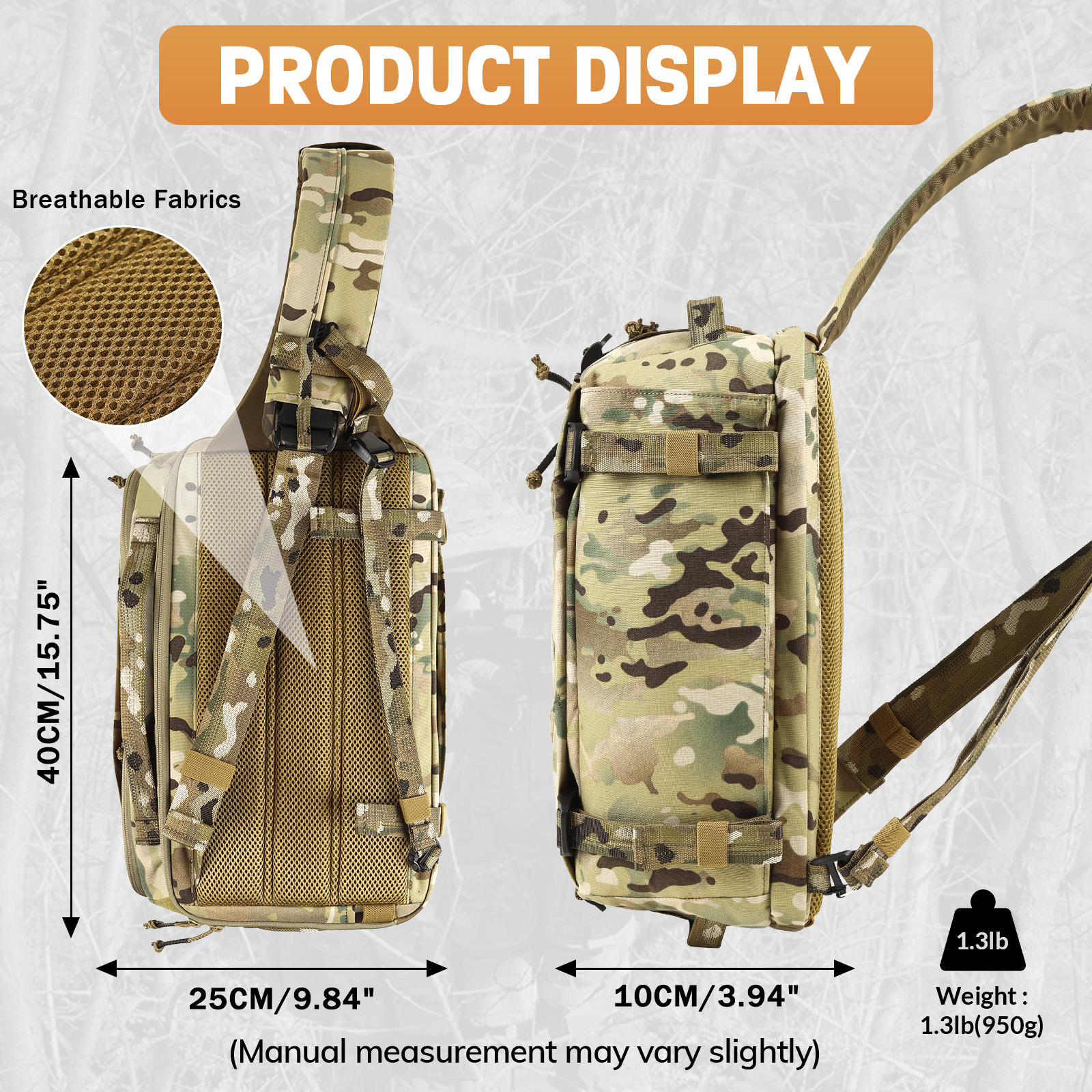 VOTAGOO 13L Tactical Sling Bag – Edc Carry For Men recenzja i cena