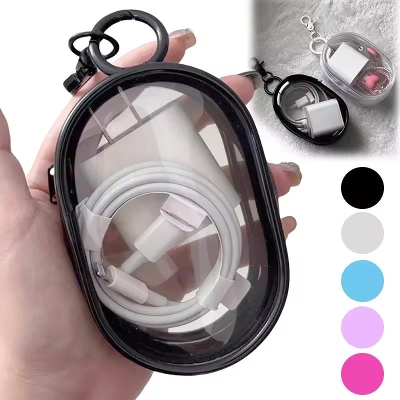 Multifunctional Clear Data Cab – Cable Winder Keychain recenzja i cena