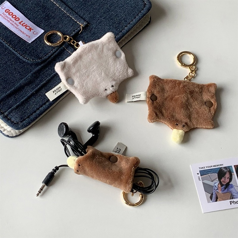 Plush Platypus Earphone Cord W – Cable Winder Keychain recenzja i cena