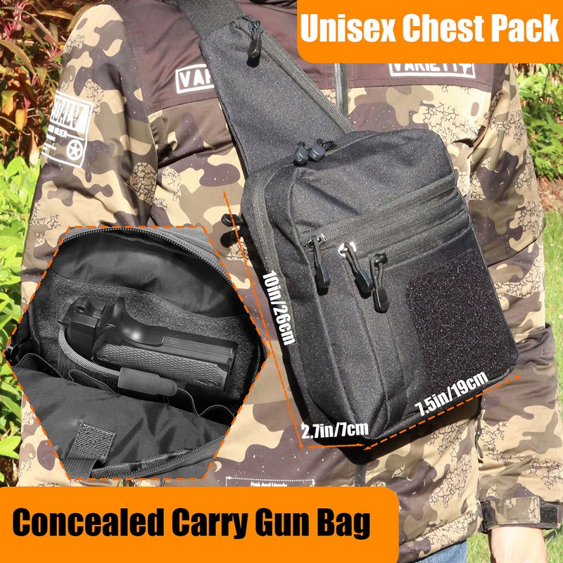 New Tactical Chest Bag Pistol  – Edc Carry Bag For Pistol recenzja i cena