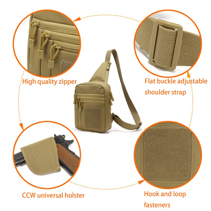 EDC 1000D Tactical Chest Bag P – Edc Carry Bag For Pistol recenzja i cena