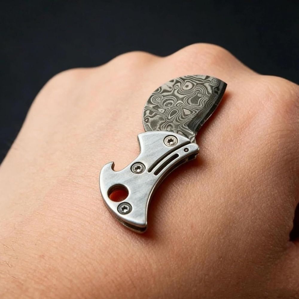 Portable Titanium Material Bot – Edc Every Day Carry おもちゃ recenzja i cena