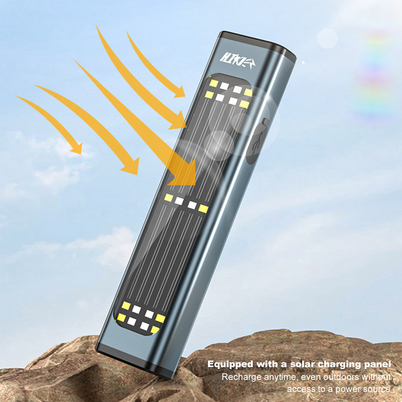 Flat EDC Flashlight Solar Rech – Edc Car Carry recenzja i cena