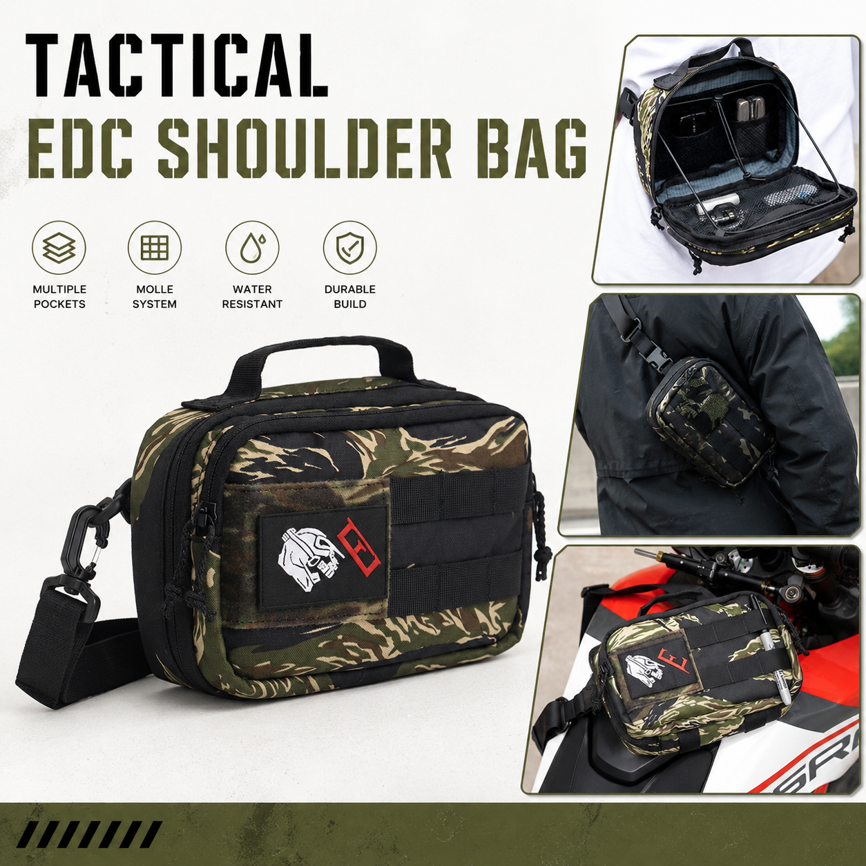 Tactical EDC Shoulder Bag Men  – Edc Carry Positions recenzja i cena