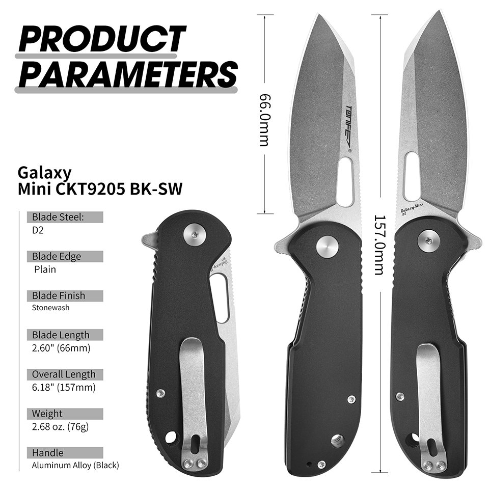 TONIFE Galaxy Mini CKT9205 Fol – Edc Every Day Carry おもちゃ recenzja i cena