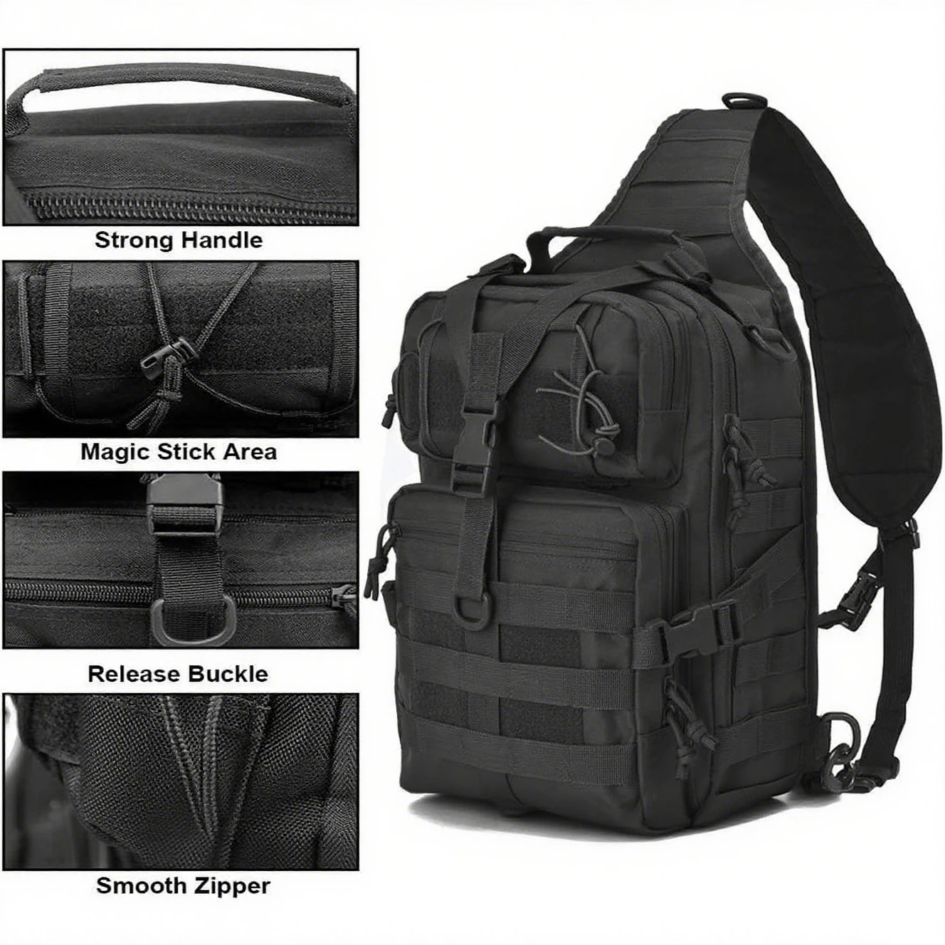 Tactical Sling Backpack Should – Edc Carry Bag For Pistol recenzja i cena