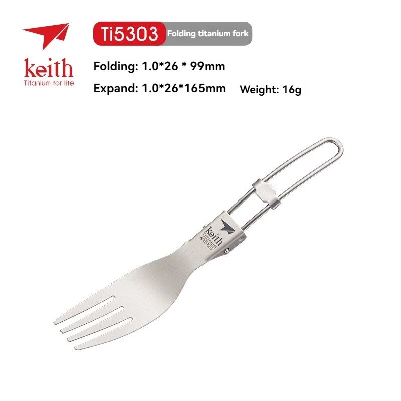 Keith Titanium Tableware Folk  – Edc Everyday Carry Knives recenzja i cena