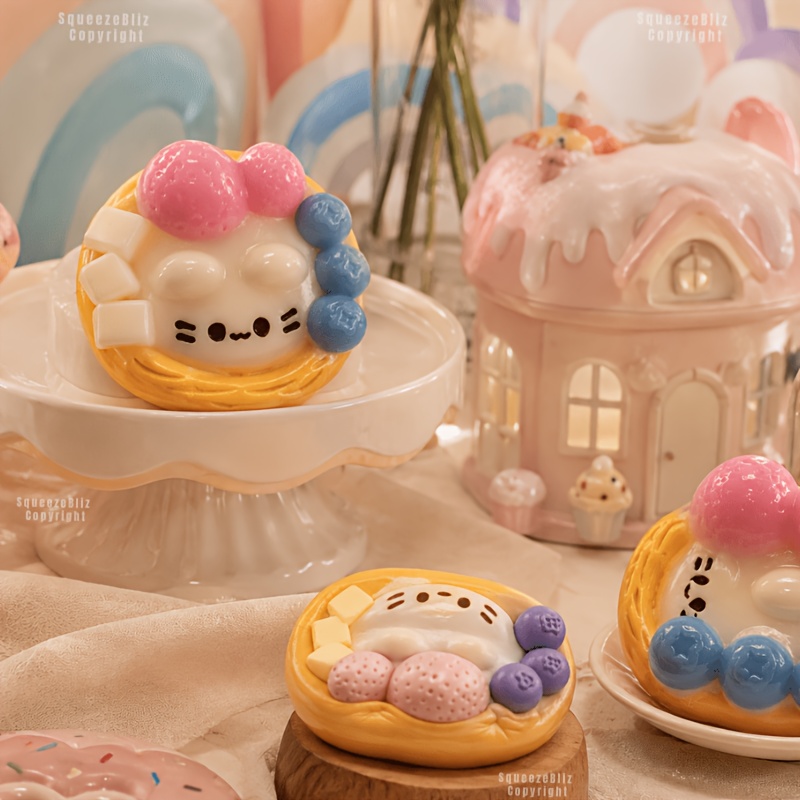 Cute Strawberry Egg Tart Squis – Edc Car Carry recenzja i cena
